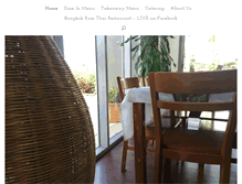 Tablet Screenshot of bangkokrosethai.com